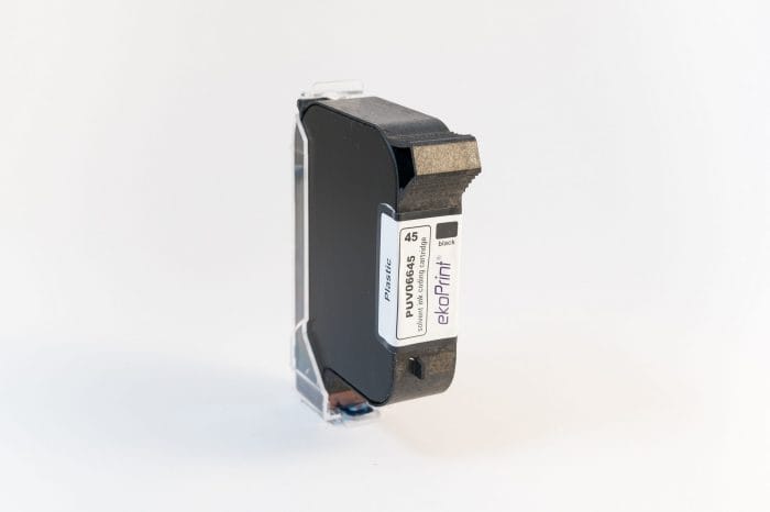 EkoPrint MPUVC03645 Solvent Black Coding Cartridge
