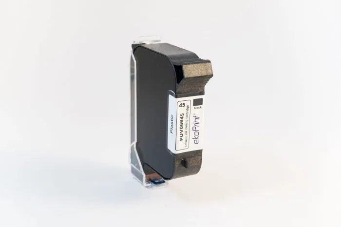 EkoPrint PUV06645 Solvent Black Coding Cartridge